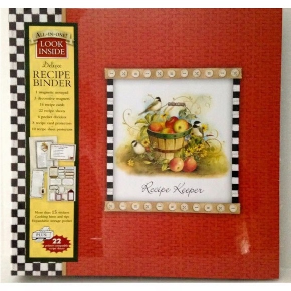 New Seasons All-in-One Deluxe Recipe Keeper Binder Sandy Clough cookbook HG63 - Picture 1 of 6